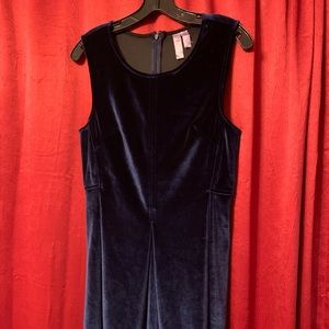 Dress -Alta, Blue velvet, #147, size L